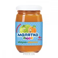 Малятко Пюре Яблоко-абрикос, 180 г