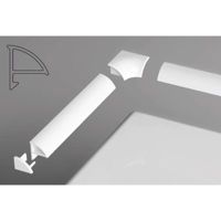 Декор-планка для піддону Ravak 6мм/ 1,1 м біла XB4