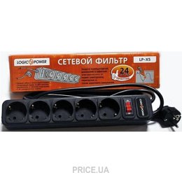 Сетевой фильтр, удлинитель LogicPower LP-X5 3,0м