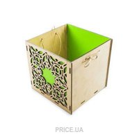 Коробка для подарков зелёная LaserPro