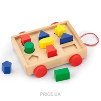 Viga Toys Тележка с блоками (58583)