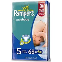 Pampers Active Baby Junior 5 (68 шт.)