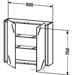Мебель для ванных комнат Duravit Ketho 7531