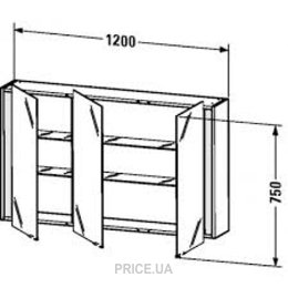 Мебель для ванных комнат Duravit Ketho 7533
