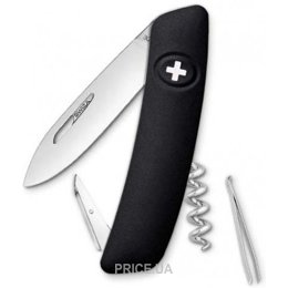 Нож туристический Swiza D01 Black (KNI.0010.1010)