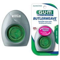 GUM (Япония) Зубна нитка GUM BUTLERWEAVE WAXED, во