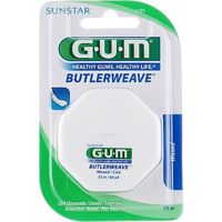 GUM (Япония) Зубна нитка GUM BUTLERWEAVE UNWAXED, 