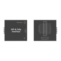 Blackmagic design GPI and Tally Interface Blackmag
