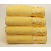 полотенце махровое hobby желтое 70х140