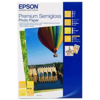 Папір EPSON 10х15 Premium Semigloss Photo (C13S041