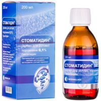 Стоматидин д/рот. порож. 0.1 % по 200 мл у флак. р