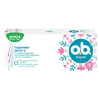 Тампоны o.b. Original Super plus 16 шт. o.b.