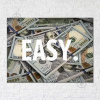 Фото Постер Easy Money 50x65 см Brushme Brushme