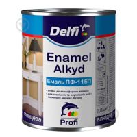 Фото Эмаль Delfi ПФ-115П светлый орех глянец 0,9 л 0,9 
