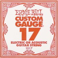 Ernie Ball Струна Ernie Ball 1017 Plain Steel .017