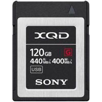 Карта памяти XQD Sony 120GB G Series R440MB/s W400