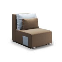 Кресло BNB Lester 900x1100x970 коричнево-серое BNB